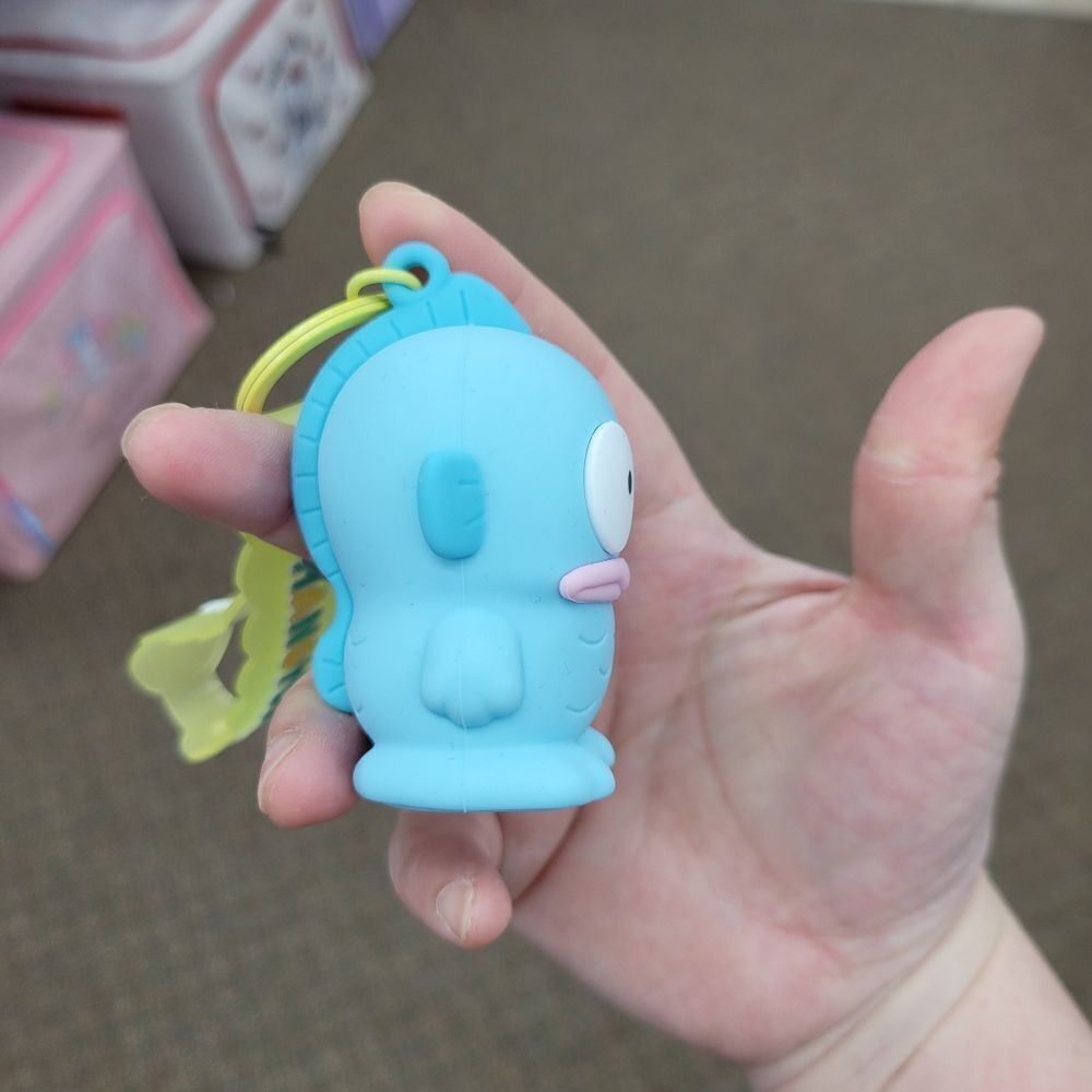 Brand New Sanrio Hangyodon Squishy Keychain - Picture 6 of 9